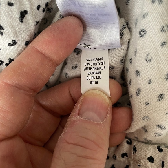 Old Navy Girl's White/Black Print Linen Blend‎ Romper Size Large (10-12) - Picture 8 of 13